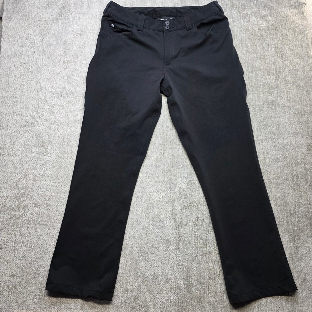 Truewerk BC1 Bootcut Werkpant Mens 36x32 Black Technical Work Pants Stretch